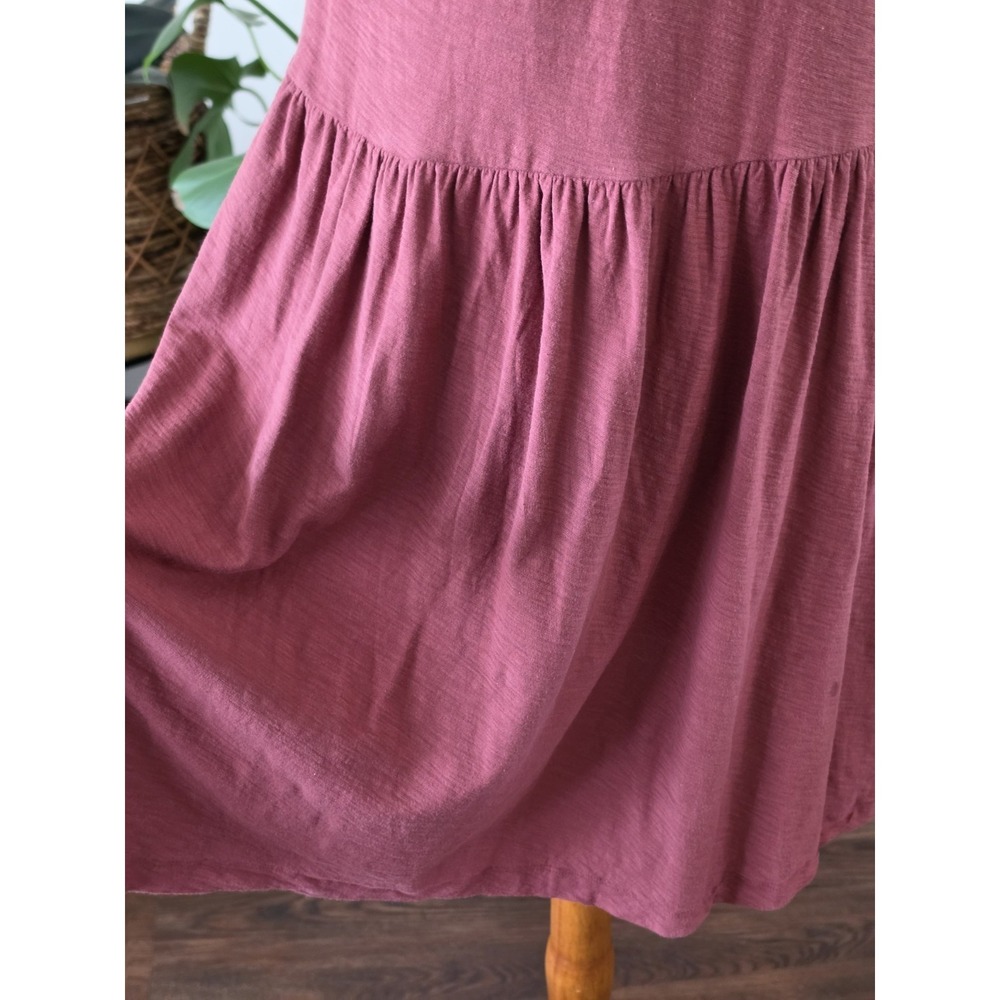 Anthropologie NATION LTD 5167RS Drop Waist Tiered Mini Dress Women's Small - Picture 4 of 11